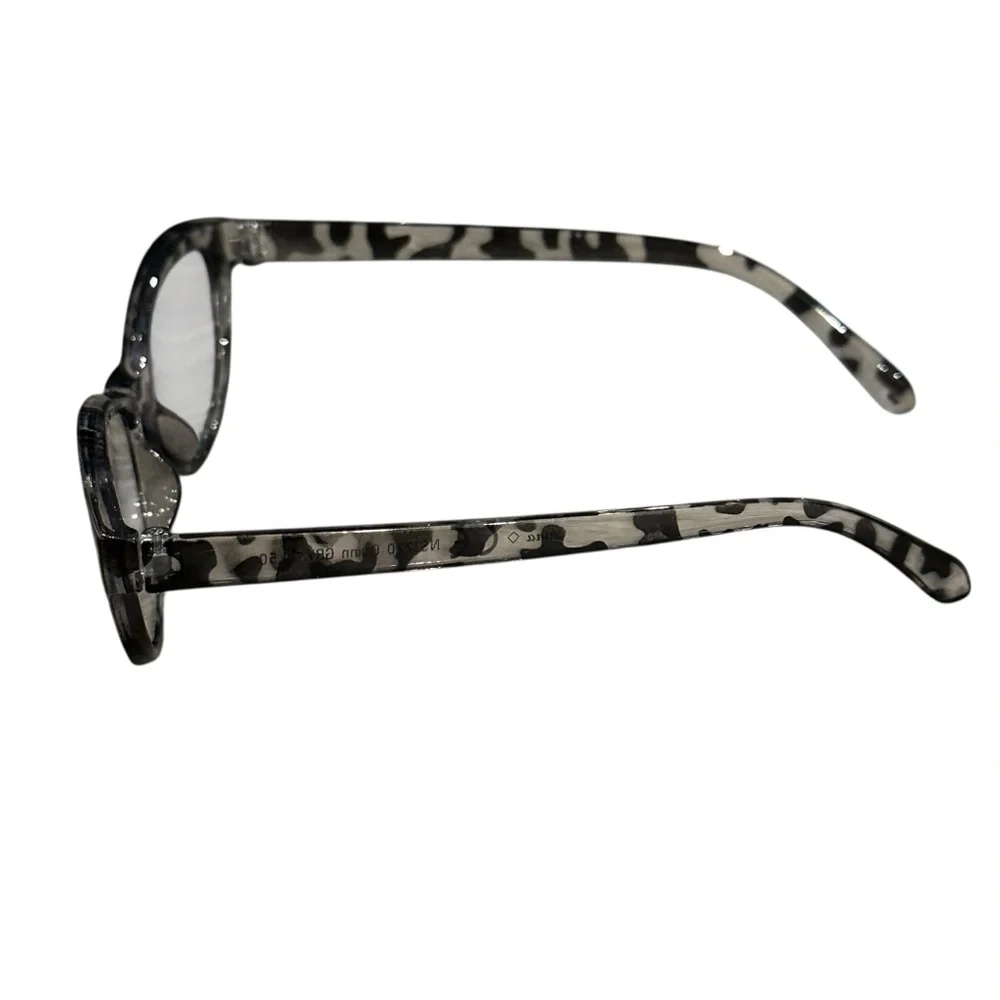 Nine West Gray & Black Tortoiseshell Quinn Blue Light Reading Glasses (+1.50)